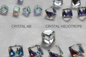 6MM Vintage Swarovski crystal stones in cut corner cube fancy stone 4841 Austrian lead crystal rhinestones