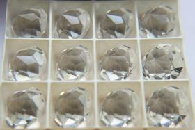 18mm Swarovski Vintage Crystal unfoiled 2/6 Pieces PREMIUM MATERIALS