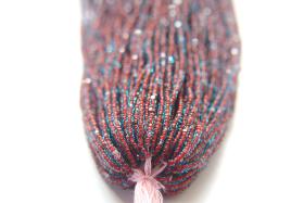 11/0 Hanks Charlotte Cut Beads Aqua Coral Lined 1/5/25/50/100 Hanks 2.0mm jewellery NATIVE rare glass beads, jewelry supply,