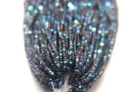 11/0 Hanks Charlotte Cut Beads Patina Matt Black Purple Iridescent 1/5/25/50/100 Hanks PREMIUM SEED BEADS, Native Supplie