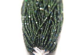 11/0 Hanks Charlotte Cut Beads Mix Transparent Dark Olivine & Monatana 1/5/25/50/100 Hanks 2.0mm glass beads, jewelry supply, findings