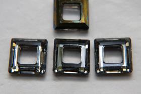 Swarovski Crystal Dorado 4439 Square 20 mm 1/2/4/8 Pieces fancy stones, jewelry making, craft supply