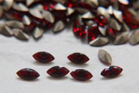 10X5 mm Vintage Swarovski fancy Navette in Siam 36/72/144 Pieces Jewery making stones gemstones, fancy opal stones