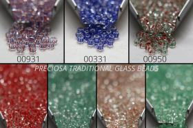 8/0 Transparent Stripes SEED BEADS PRECIOSA Traditional Czech Beads™ (13 Colors) mix beads, embroidery materials, craft supplies, native