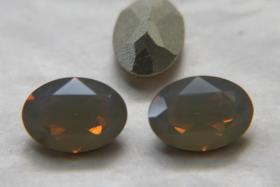 Vintage Swarovski 14x10 mm Crystal Light Grey Opal (383) Oval Shape 4128/4100 Premier Crystal Rhinestones gemstones
