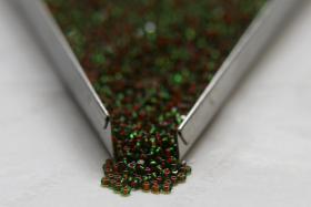 11/0 True cuts Charlotte Beads Green Neon Orange Lined 10/20/50/250/500 Grams PREMIUM SEED BEADS, Native Supply