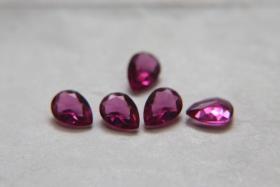 Vintage Swarovski 8x6 mm Fuchsia Pear Shape crystal unfoiled article 4320 Premier Crystal Rhinestones 6/12/36/72/144 Pieces gemstones