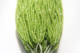 11/0 Hanks Charlotte Cut Beads Kelly Green Opal 1/5/25/50/100 Hanks 2.0mm jewellery rare glass beads, jewelry supply findings, Native supply