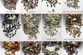 Swarovski #4428 2x2 MM Square Fancy Stone Crystal 13 colors 36/72/144/720/1440 Pieces jewelry making, embellishment, vintage findings