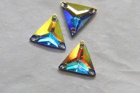Swarovski 3270 16MM Rivoli Sew-On Stones in Crystal Aurore Boreale, embroidery, 2/6/12/24 pieces bridal decorations, embroidery materials