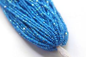 11/0 Hanks Charlotte Cut Beads Patina Opaque Deep Turquoise Blue Aurore Boreale 1/5/25/50/100 Hanks PREMIUM SEED BEADS, Native Supplie