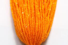 11/0 Hanks Charlotte Cut Beads 80060 Transparent Light Orange 1/5/25/50/100 Hanks 2.0mm glass beads, jewelry supply, findings, craft supply