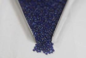11/0 Charlotte Cut Beads Matt Sapphire Gold Lined 10/20/50/250/500 Grams embroidery materials, jewelry making, native beads