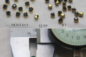Swarovski 32 PP Vintage Brass Settings in (2 Colours) 36/72/144/432 Pieces jewelry supplies, strass embellishments, vintage rare
