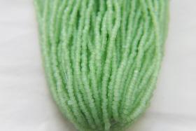 11/0 Hanks Charlotte Cut Beads AVOCADO Opal 1/5/25/50/100 Hanks 2.0mm jewellery rare glass beads, jewelry supply, Native supply