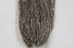 13/0 Hanks Charlotte Cut Beads Ionized White Opal 1/5/25/50/100 Hanks 1.6mm glass beads, native jewelry supply, findings
