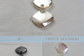 25mm Swarovski Crystal 6058 Metro Pendants Fancy Crystal drops 1/2/6 Pieces vintage findings