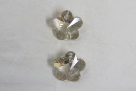 Swarovski Element 6744 18mm Flower Pendant Crystal Pendant Beads Crystal drops vintage findings, jewelry making, wedding decorations
