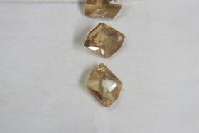 20 MM Swarovski Crystal Golden Shadow 6680 Cosmic Pendants Fancy Crystal drops 1/2/6 Pieces vintage findings