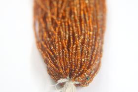 11/0 Hanks Charlotte true Cut Beads Patina Transparent Light Orange Bronze Gold 1/5/25/50/100 Hanks PREMIUM SEED Beads, NATIVE supplies