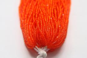 11/0 Hanks Charlotte Cut Beads 90030 Orange Transparent 1/5/25/50/100 Hanks 2.0mm glass beads, jewelry supply, findings, craft supply