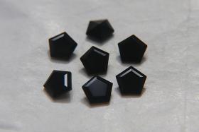 Vintage Swarovski 10 mm Swarovski Hexagon #4730 Jet Premier Crystal Rhinestones 2/6/12/36 Pieces gemstones