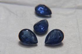 Vintage Swarovski 14x10 mm Vintage Montana Givre Swirls UNFOILED Pear Shape Premier Crystal Rhinestones 2/6/12/24/72 Pieces gemstones