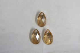 16mm Swarovski Crystal 6106 Pear Beads Pendants Fancy Crystal drop in Crystal Golden Shadow 2/6/12 Pieces vintage findings