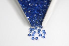 4mm Sapphire Satin Swarovski Bicone Beads 36/72/144/432/720 Pieces Rare findings, jewelry making, craft supplies, embellishment, craft