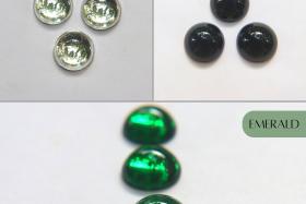 Swarovski 18 mm Vintage in 2 Colours Flat Back Oval Cabochon Cabs 1/2/6/12/36 Pieces