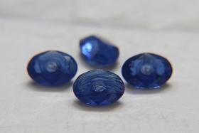 Vintage Swarovski 14x10 mm Vintage Montana Givre Swirls UNFOILED Oval Shape Premier Crystal Rhinestones 2/6/12/24/72 Pieces gemstones
