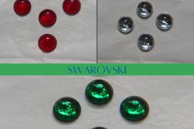 Swarovski 10 mm Vintage in 3 Colours Flat Back Oval Cabochon Cabs 2/6/36/72/144 Pieces