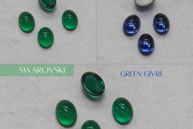 Swarovski 8x6 mm Vintage Flat Back Oval Cabochon Cabs (4 COLOURS) 6/18/36/72/144/360 Pieces