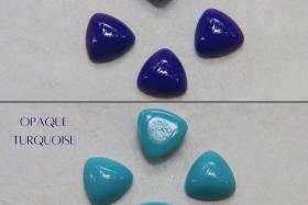 Swarovski 10 mm Vintage Flat Back Triangle Cabochon Cabs 2/6/12/36 pieces home decorations / jewelry making