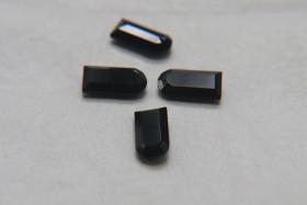 Vintage Swarovski 14x7 mm Jet Fancy stones Premier Crystal Rhinestones 6/12/24/72 Pieces gemstones