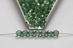 6mm Swarovski Elements Article 5025 Fern Green Satin Faceted Oval Bead 6/12/36/172/44/288/720 Pieces