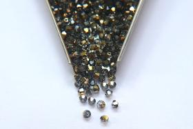 3mm Crystal Aurum Swarovski Bicone Beads 36/72/144/432/720 Pieces Jewelry findings, embroidery materials, jewelry making