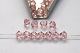 6 mm Pink Sapphire Preciosa Bicones 12/36/72/144/288 Pieces Jewelry making beads Made in Czech Republic