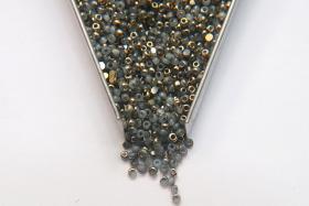 11/0 Charlotte Cut Beads Patina White Opal Aurum 10/20/50/250/500 Grams PREMIUM MATERIALS