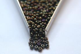 6/0 glass Seed Beads Brown Iris Metallic 10/50/100/250 Grams size 6 Preciosa Rocaille 4mm spacer beads, large, big hole