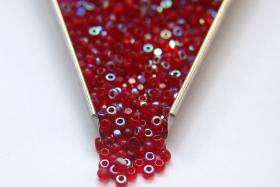 8/0 Charlotte Cut Beads Patina Transparent Garnet Aurore Boreale 10/20/50/250/500 Grams PREMIUM SEED Beads jewelry supply vintage findings
