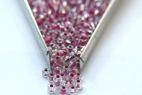 6/0 glass Seed Beads Crystal/Orchid Lined 10/50/100/250 Grams size 6 Preciosa Rocaille 4mm spacer beads, large, big hole, Jewelry beads