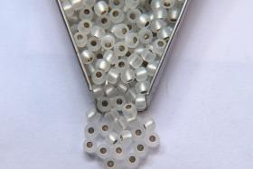 6/0 glass Seed Beads Matt Crystal Silver Lined 10/50/100/250 Grams size 6 Preciosa Rocaille 4mm spacer beads, large, big hole