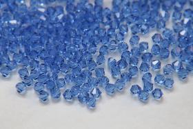 4mm Medium Sapphire Swarovski Bicone beads 36/72/144/432/720 Pieces embroidery materials, craft vintage findings, embellishments, wedding