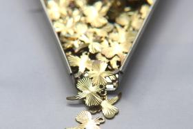 Brass Findings, Raw Brass MINI Butterfly diamond cut Charms in brass 13x15mm, 1.2mm Loop, 20/50/150/300 PIECES vintage findings, jewlery