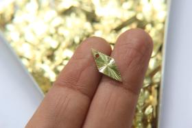 Brass Findings, Raw Brass MINI diamond cut Charms in brass 18x7.5mm, 1.2mm Loop, 20/50/150/300 PIECES vintage findings, jewlery