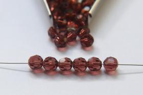 6mm Swarovski Elements Article 5000 Burgundy (515) Faceted Round Beads 6/12/36/172/44/288/720 Pieces