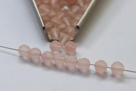 6mm Vintage Swarovski Elements Crystal Matt deco Beads 5000 Light Peach Aurore Boreale Faceted Round Beads 6/12/36/172/44/288/720 Pieces