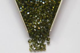 3mm Olivine Satin Swarovski Bicone 5301 Beads 36/72/144/432/720 Pieces Jewelry findings, embroidery materials, jewelry making