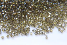 3mm Lime Satin Swarovski Bicone 5301 Beads 36/72/144/432/720 Pieces Jewelry findings, embroidery materials, jewelry making